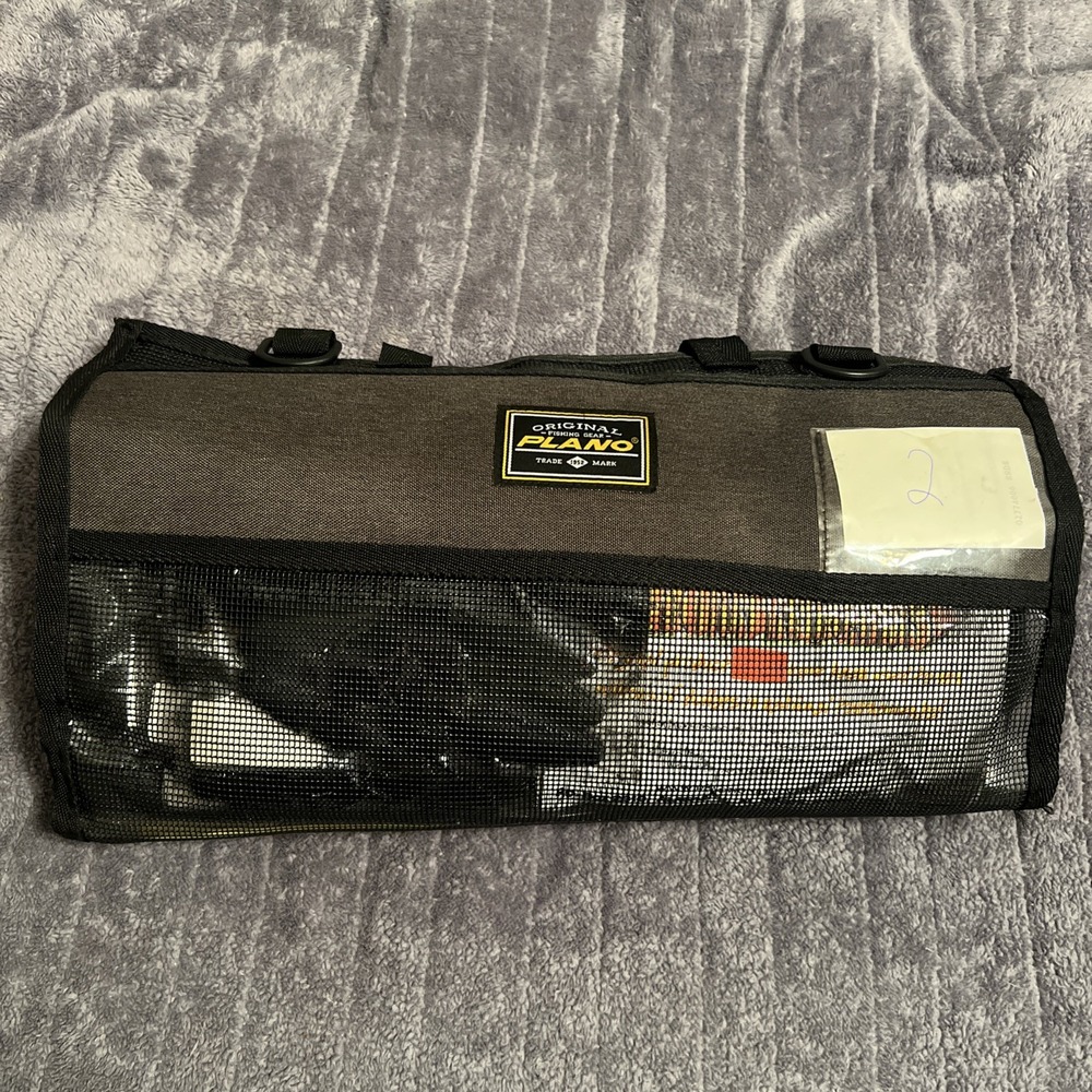Plano Tackle Logic 119907 Fishing Wrap Bag Lot Over 5lbs Soft Plastics Lures